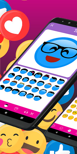 Android application Emoji Sticker Maker and Editor screenshort
