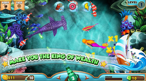 Android application Fishing Shoot screenshort