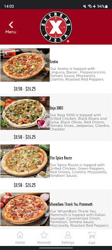 Screenshot of Extreme Pizza