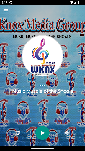 Android application wkax 1500 am screenshort
