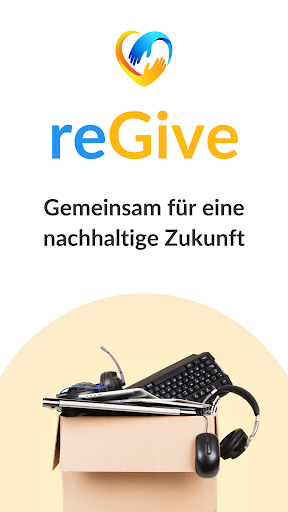 Android application reGive screenshort