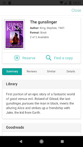 Siouxland Libraries app Screen 3