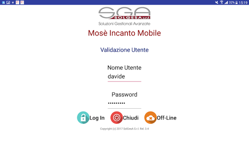 Android application Mosè-Incanto Custodie Mobile screenshort