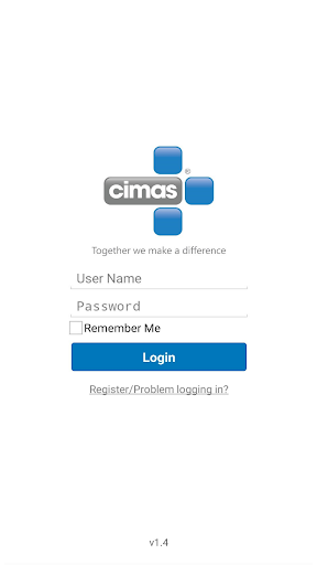 Android application Cimas MedicalAid screenshort