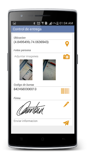 Android application Trade screenshort