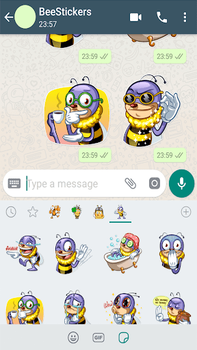 Bee Stickers - WAStickerApps Screen 2