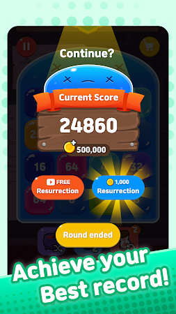 Game screenshot 2048 Slime : merge numbers apk download
