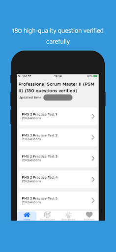 Android application Professional Scrum Master II screenshort
