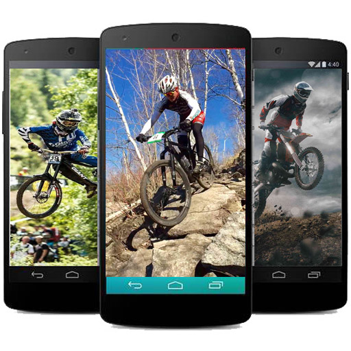 MTB Bike Racing Wallpaper HD logo