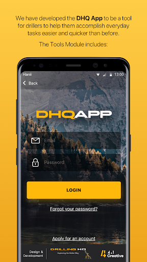 Android application DHQ App screenshort