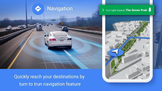 GPS Navigation: Road Map Route 2.11 Screenshots 2
