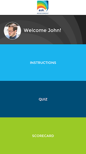 ask.CAREERS – Assessment App Screen 2