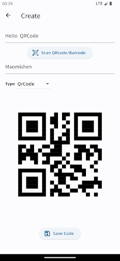 Copy QRCode Screen 2