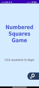 Numbered Squares Game