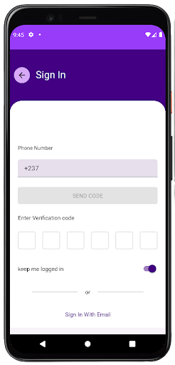 Android application Travada screenshort