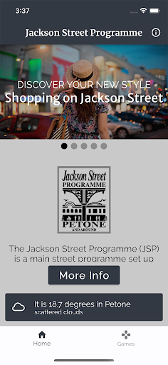 Android application Jackson Street Programme screenshort