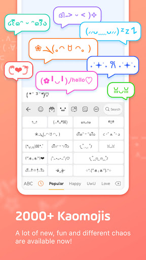 Screenshot of Facemoji AI Emoji Keyboard