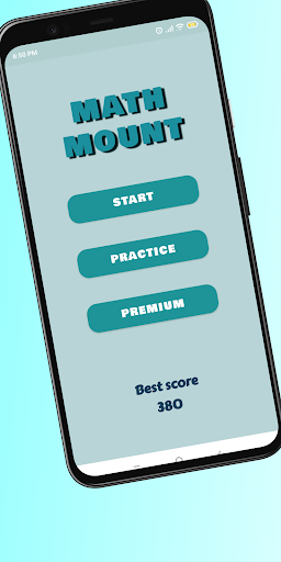 Android application Math Mount: Math Quiz Game screenshort