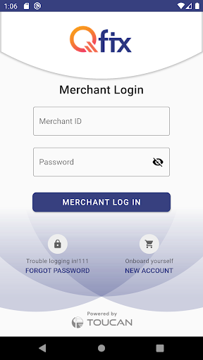Android application Qfix Merchant screenshort