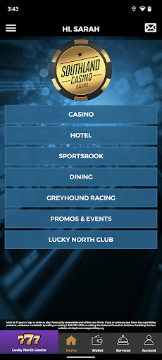 Android application Lucky North Club screenshort