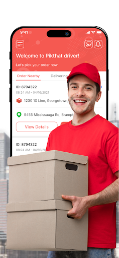PikThat - For Delivery Agents Screen 2
