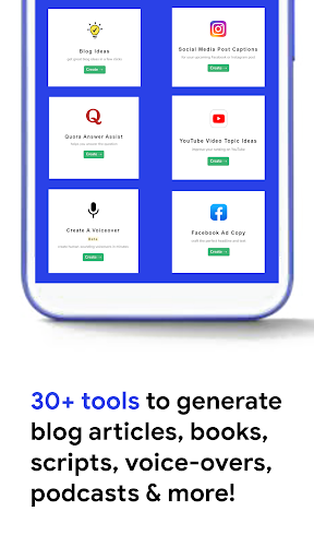 Screenshot of Writecream - AI Content Writer