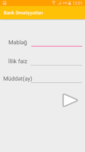 Bank əməliyyatları Screen 2