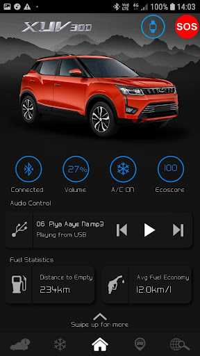 BLUESENSE APP - XUV300 Screen 3