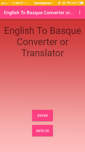 Android application English To Basque Converter screenshort
