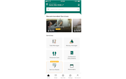 Onit Services Screen 2