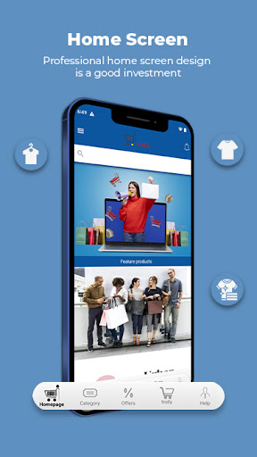 Android application Elite Grocery WC screenshort