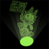 Hologram Zombie 3D Simulator icon