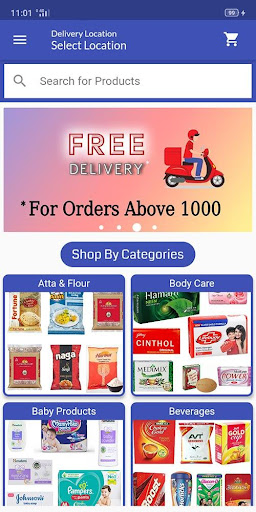Android application RR Grocery - Chennai screenshort