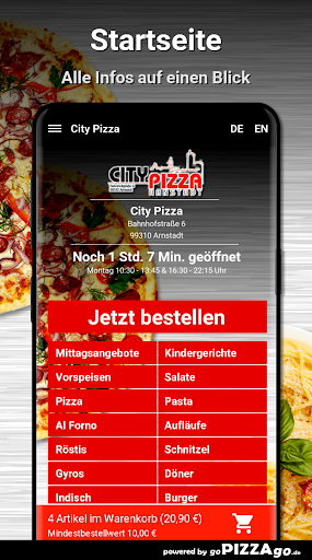 City Pizza Arnstadt Screen 2