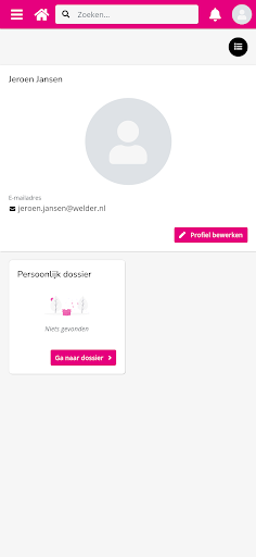 Android application Mijn 1Voud screenshort