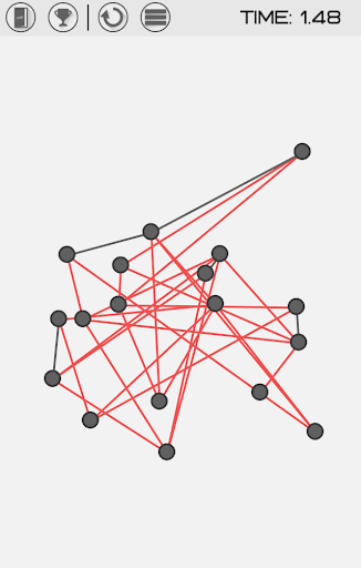 Android application Untangle line screenshort