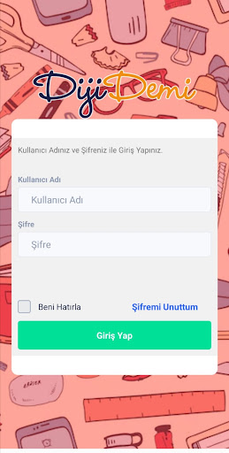 Android application Dijidemi Bayi screenshort