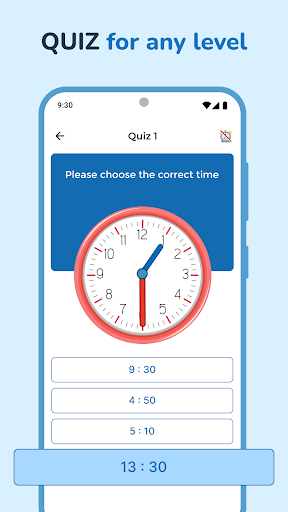 Screenshot of Kids Clock Learning