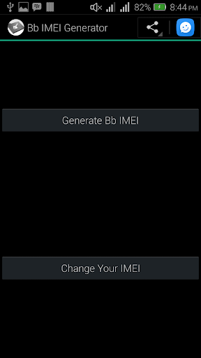 Android application Bb IMEI Generator screenshort