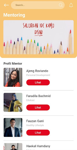 Android application Kejar Mimpi screenshort