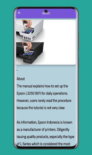 Epson l3250 iprint WiFi guide Screen 2