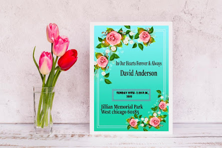 Screenshot 2 Funeral Invitation - Digital I android