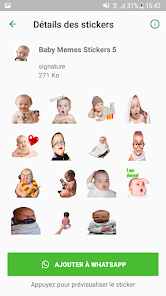 Imágen 6 Pegatinas de bebes graciosos android