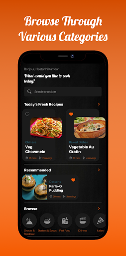 Paragis Kitchen - Food Guide Screen 2