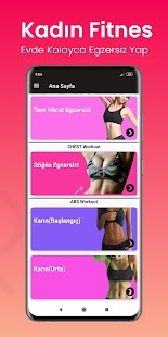 Kadın Fitness: Tüm Vücut Egzersizleri Screenshot