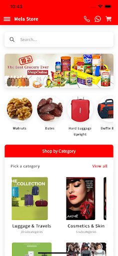 Android application Mela Store screenshort