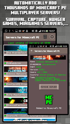 Download Servers for Minecraft PE 2.16 1
