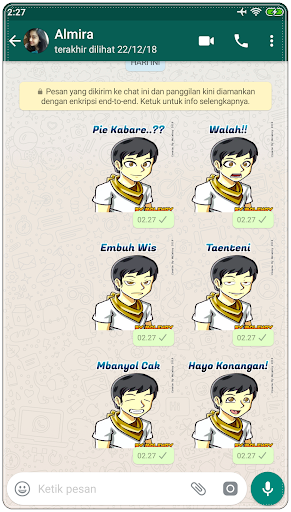 Stiker Suroboyo WAStickerApps Screen 3