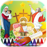 Coloring Book Bible for Kids icon