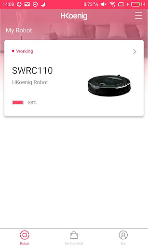 Android application HKoenig Robot screenshort